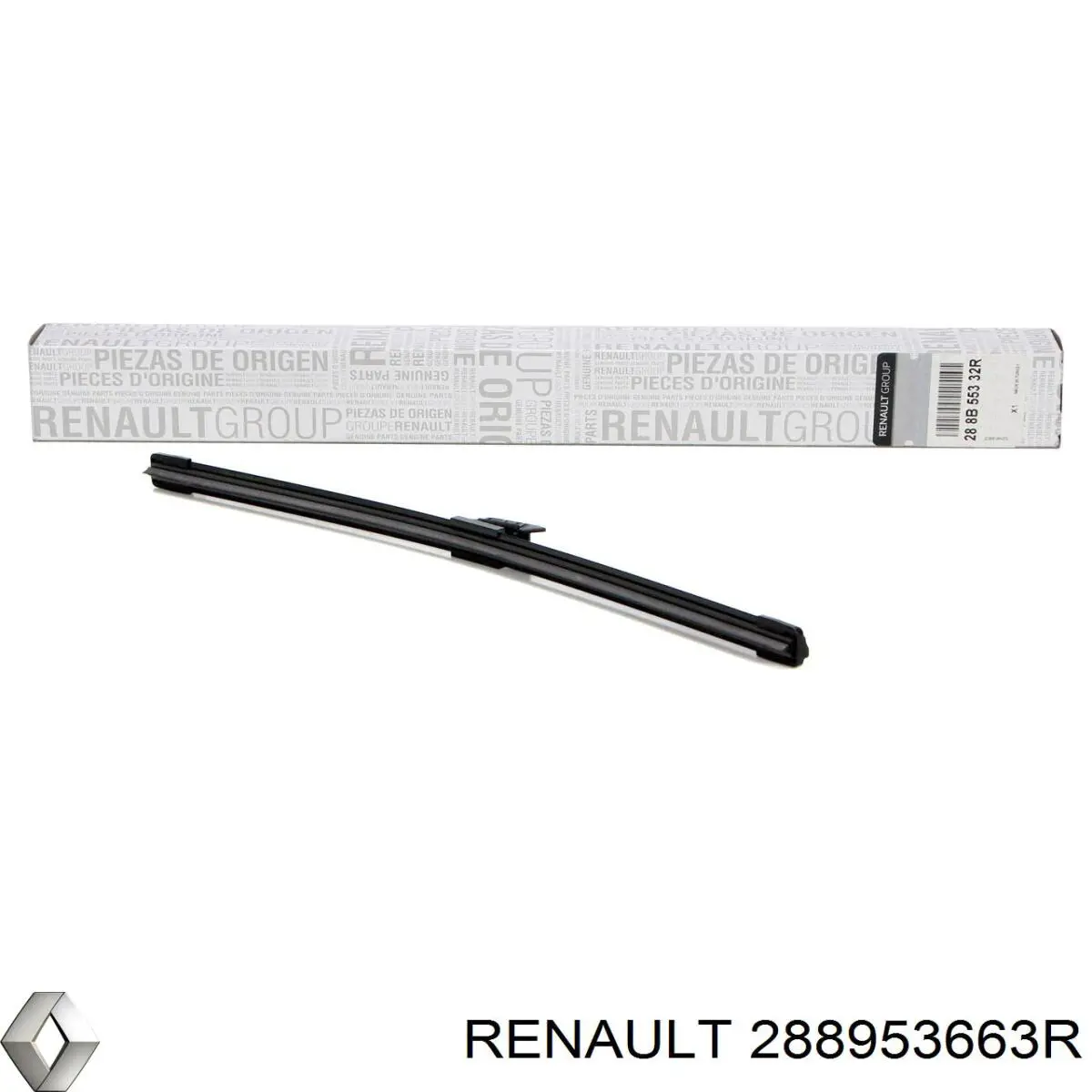 Escobilla del limpiaparabrisas del lado del conductor 288953663R Renault (RVI)