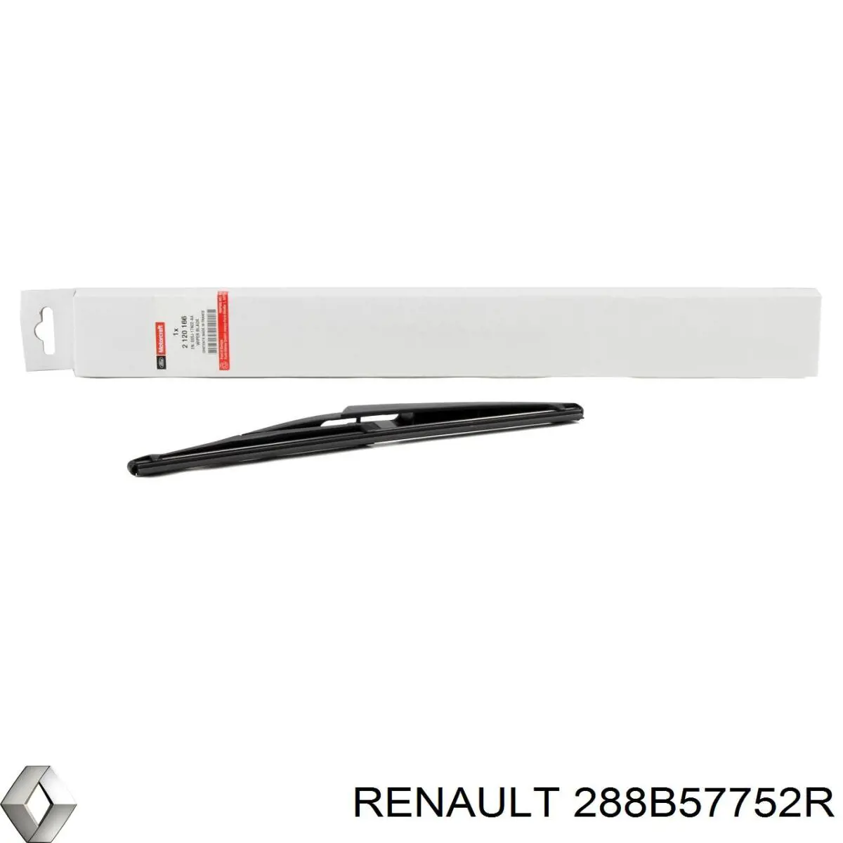 Escobilla del limpiaparabrisas del lado del conductor 288B57752R Renault (RVI)