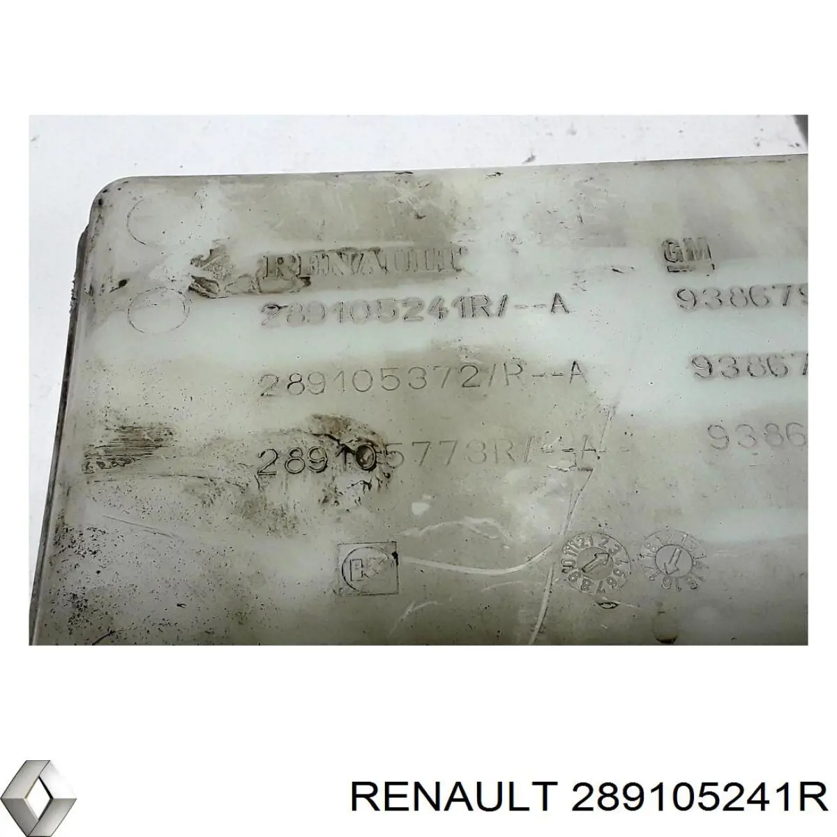 Comprar 289105241R Renault (RVI) Depósito de limpiaparabrisas