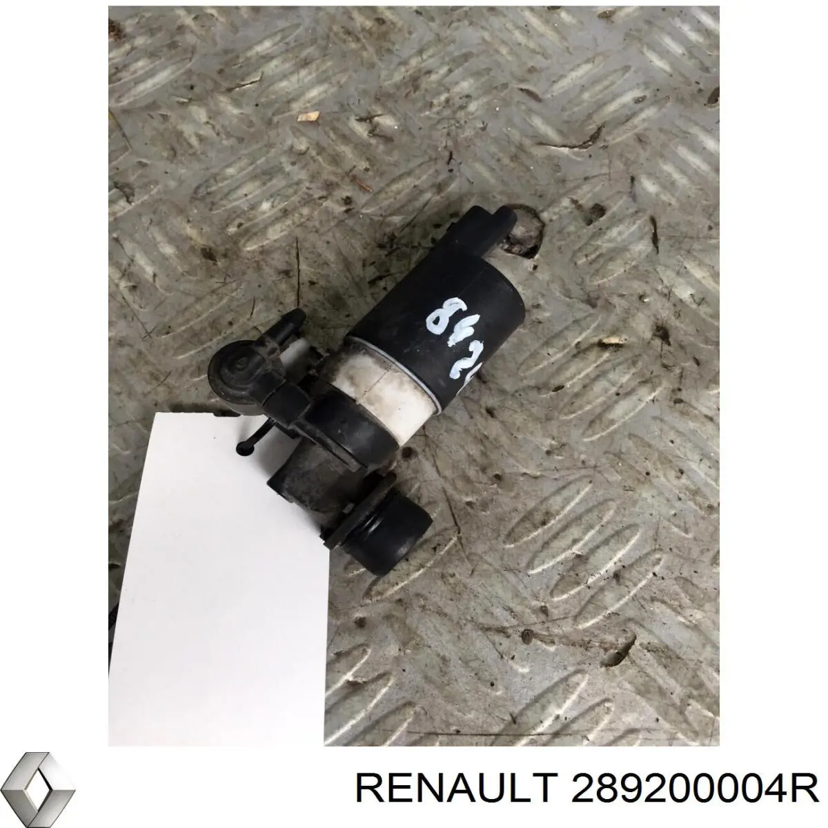 289200004R Renault (RVI) bomba de agua limpiaparabrisas, delantera