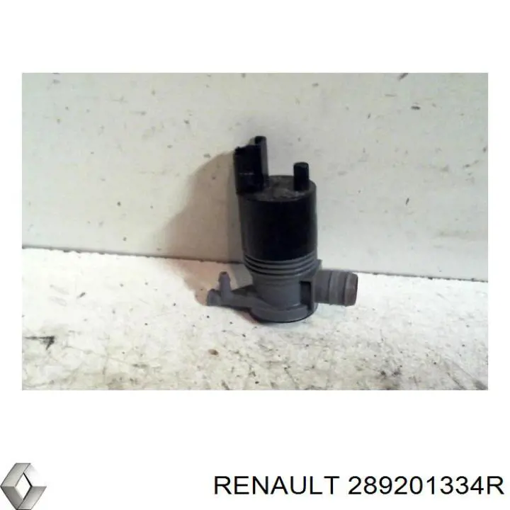 Comprar 289201334R Renault (RVI) Bomba de agua limpiaparabrisas, delantera