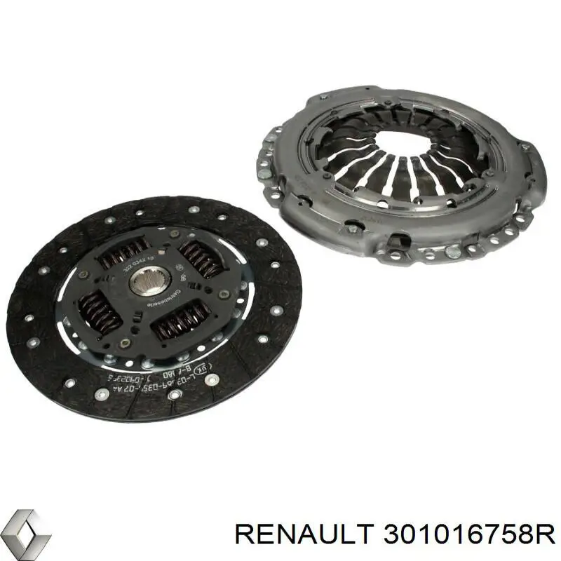 301016758R Renault (RVI) disco de embrague