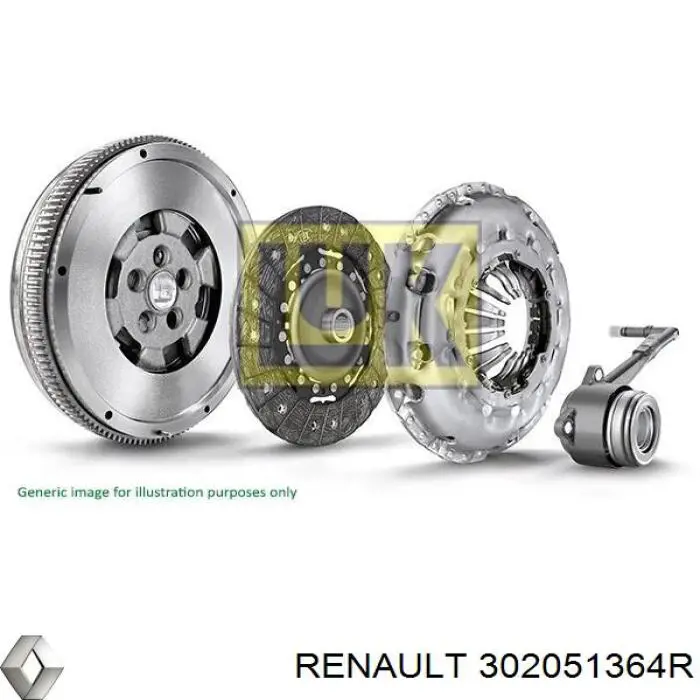 302051364R Renault (RVI) embrague