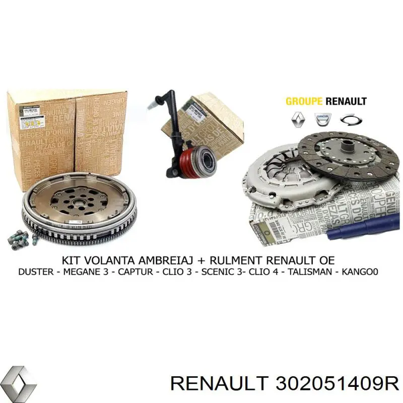 Mecanismo de embrague Renault (RVI) 302051409R precio, desde 175,22 EUR