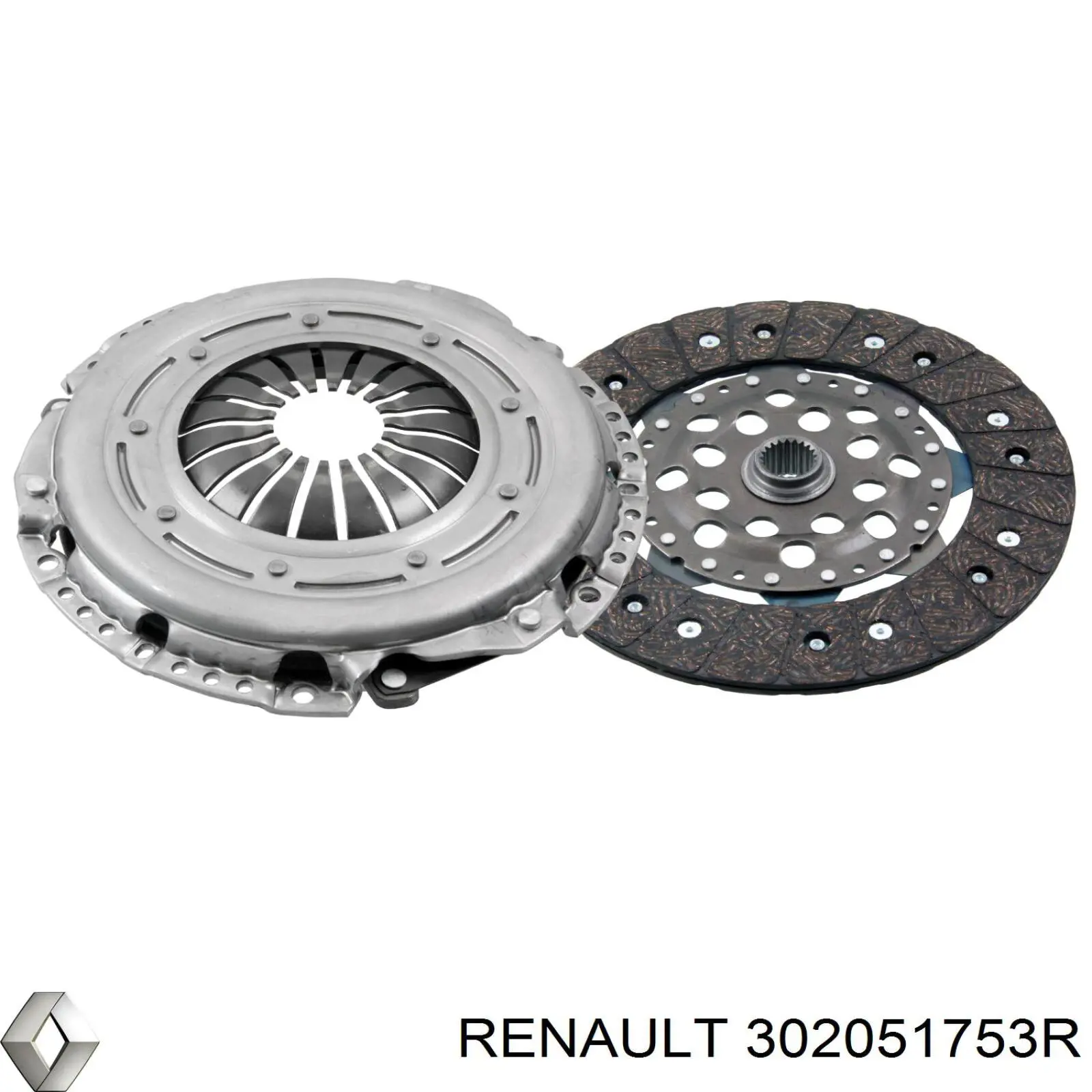 302051753R Renault (RVI) kit de embrague (3 partes)