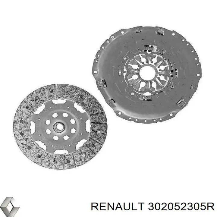 302052305R Renault (RVI) kit de embrague (3 partes)