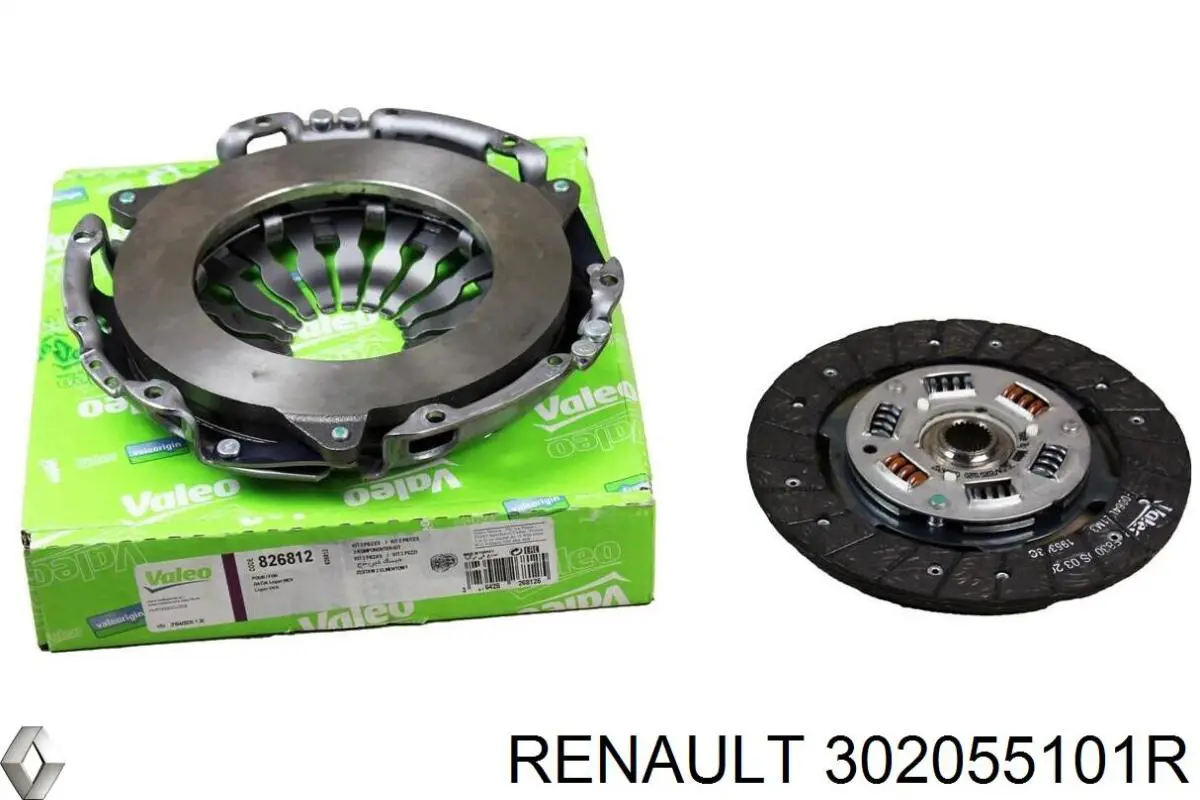 302055101R Renault (RVI) kit de embrague (3 partes)