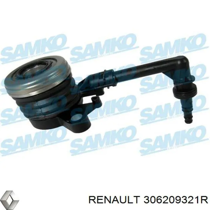 306209321R Renault (RVI) cilindro esclavo de el embrague cojinete de liberacion