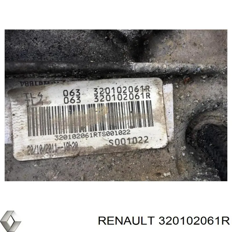 320102061R Renault (RVI) caja de cambios mecánica, completa