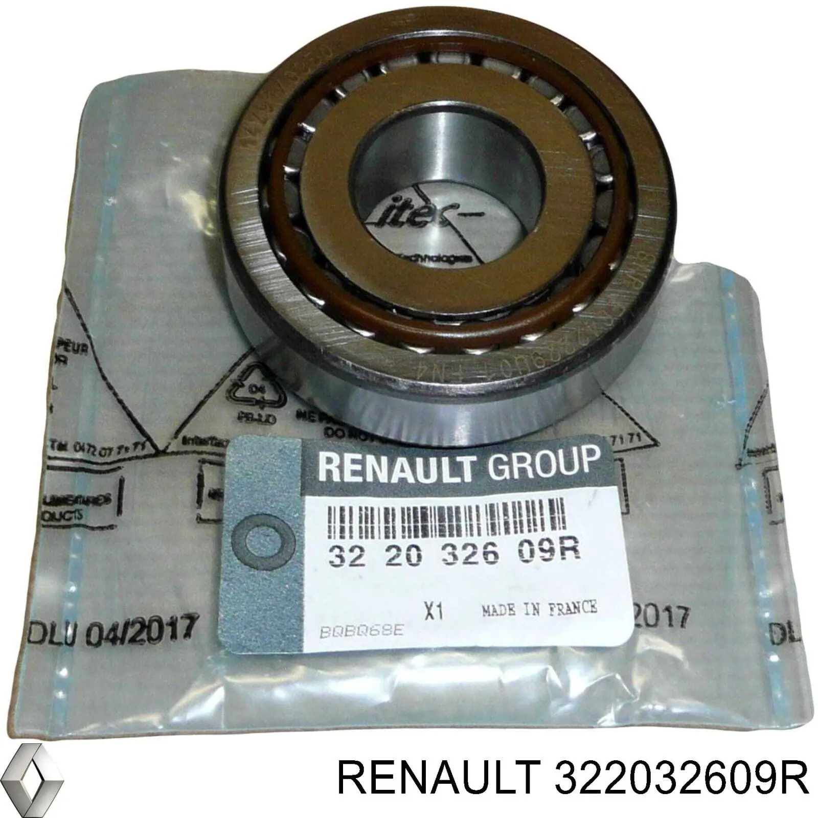 322032609R Renault (RVI) cojinete, caja de cambios