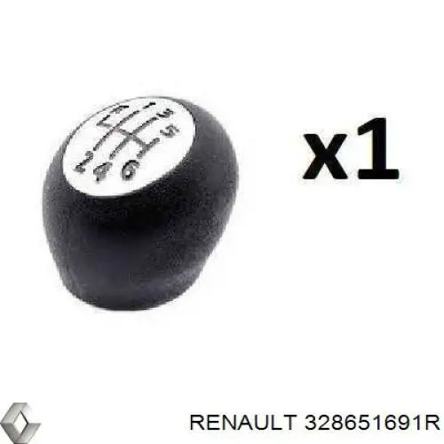 Pomo de palanca de cambios Renault (RVI) 328651691R precio, desde 18,79 EUR