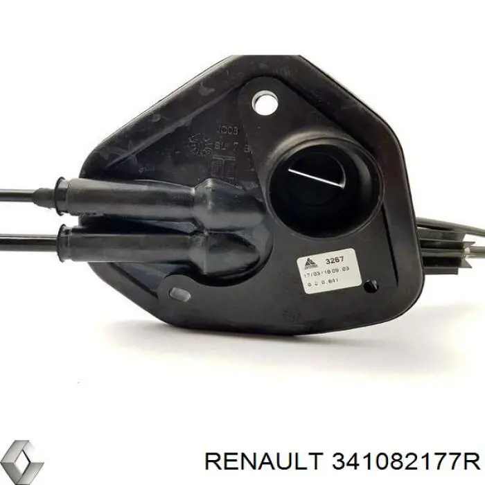 341082177R Renault (RVI) palanca selectora cambio de marcha