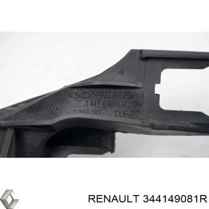 344149081R Renault (RVI) soporte de fijación de un cable del punto de control