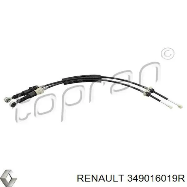 349016019R Renault (RVI) cables de caja de cambios