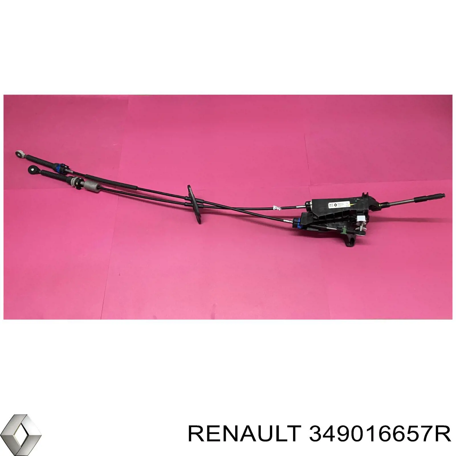 349016657R Renault (RVI) Palanca selectora cambio de marcha