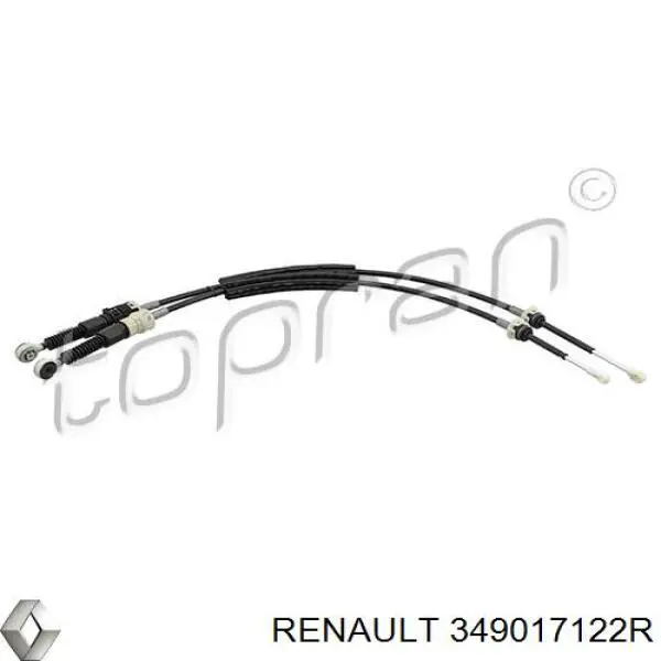 349017122R Renault (RVI) Cable para caja de cambios manual
