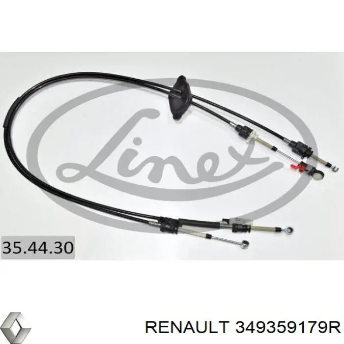 349359179R Renault (RVI) Cable para caja de cambios manual