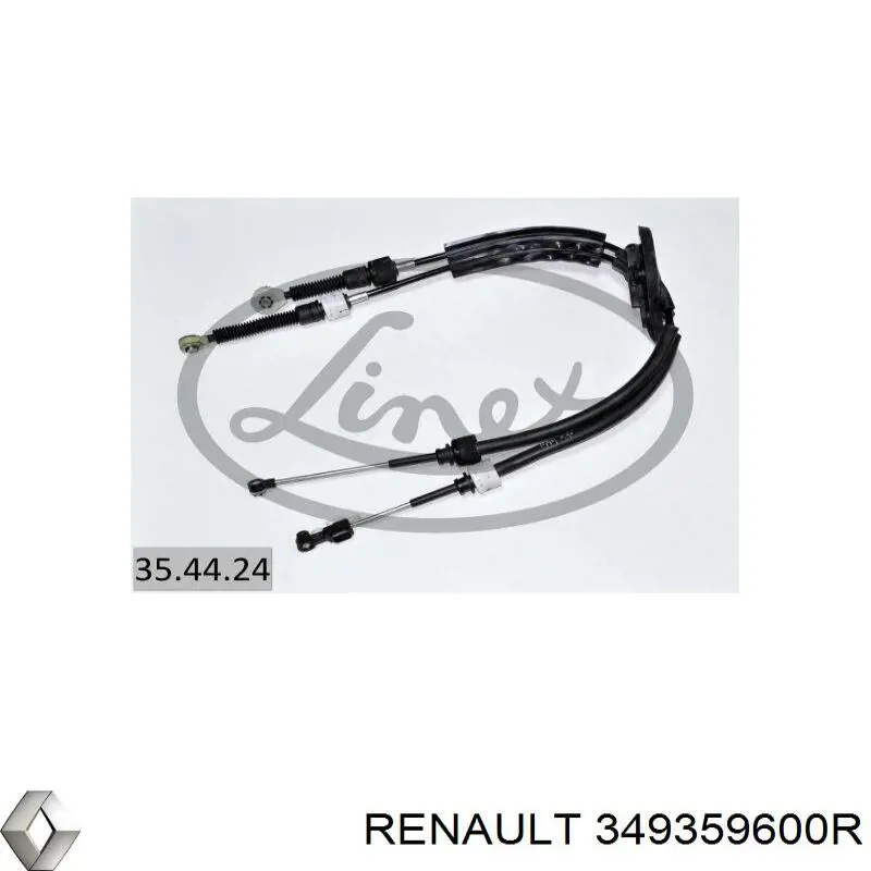 349359600R Renault (RVI) cables de accionamiento, caja de cambios