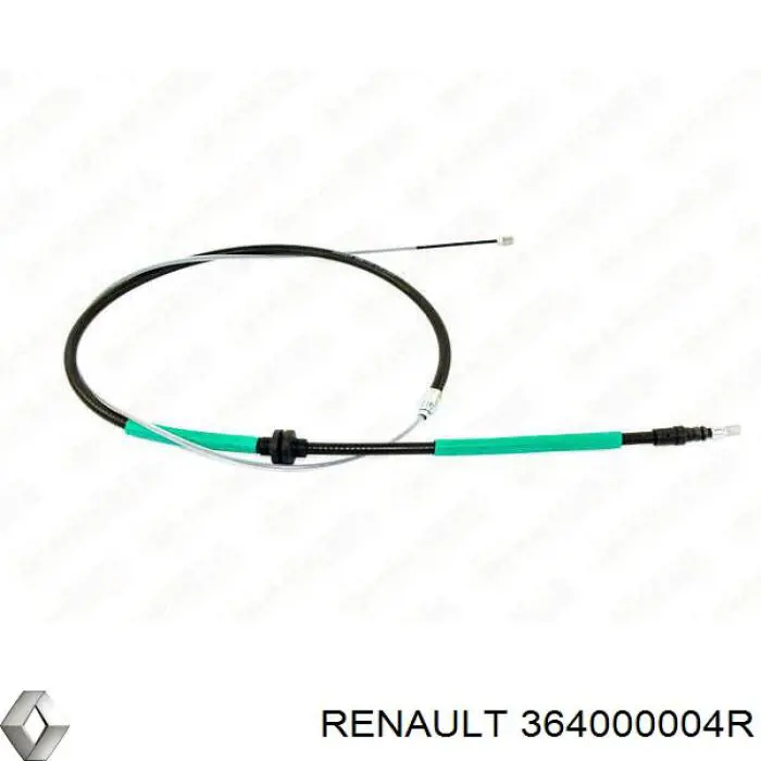 364000004R Renault (RVI) cable de freno de mano trasero derecho/izquierdo
