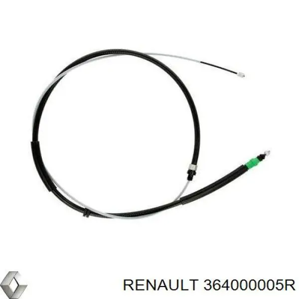 364000005R Renault (RVI) cable de freno de mano trasero derecho/izquierdo