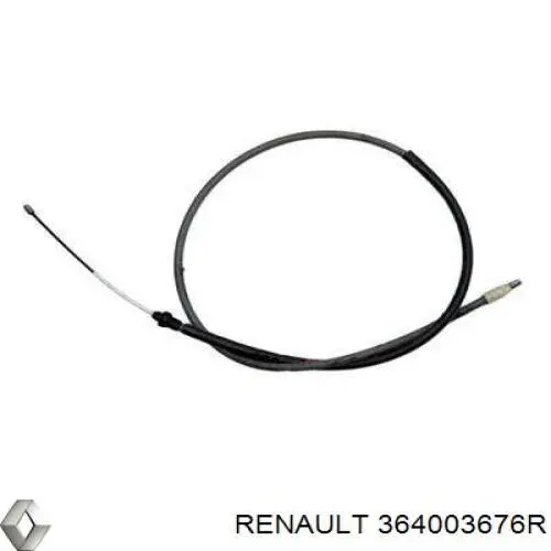 364003676R Renault (RVI) cable de freno de mano trasero derecho/izquierdo