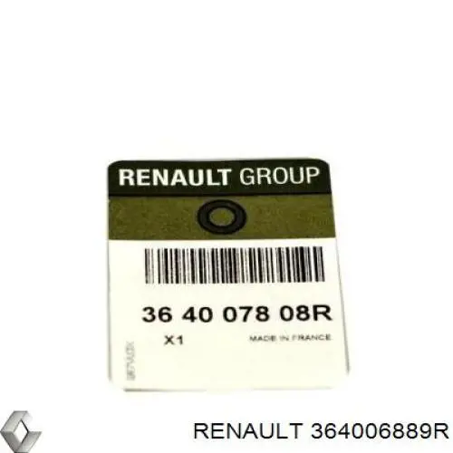 364006889R Renault (RVI) cable de freno de mano trasero derecho/izquierdo