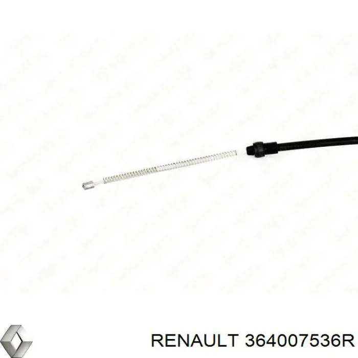 364007536R Renault (RVI) Cable de freno de mano trasero derecho/izquierdo