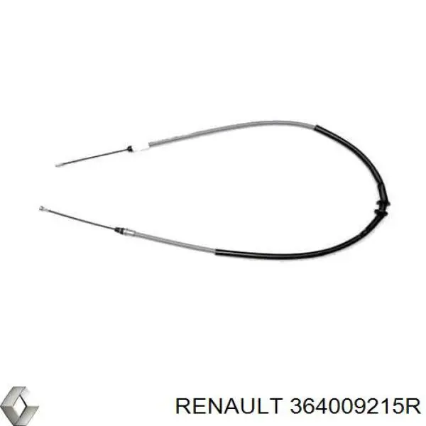 364009215R Renault (RVI) cable de freno de mano trasero derecho/izquierdo