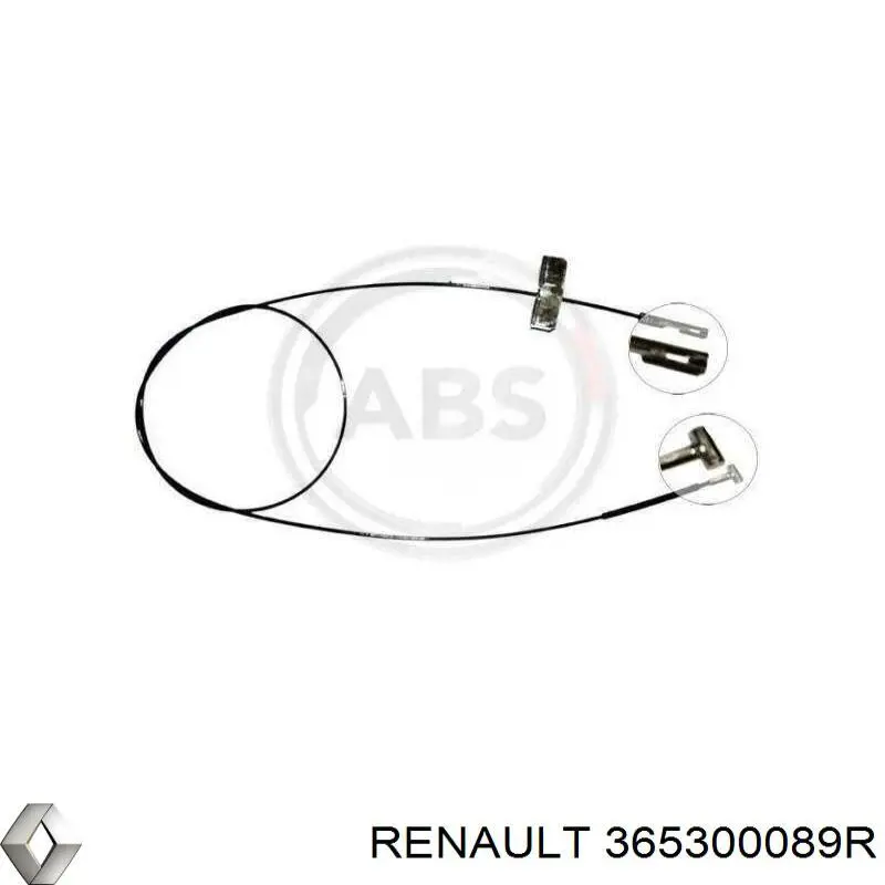 365300089R Renault (RVI) cable de freno de mano delantero