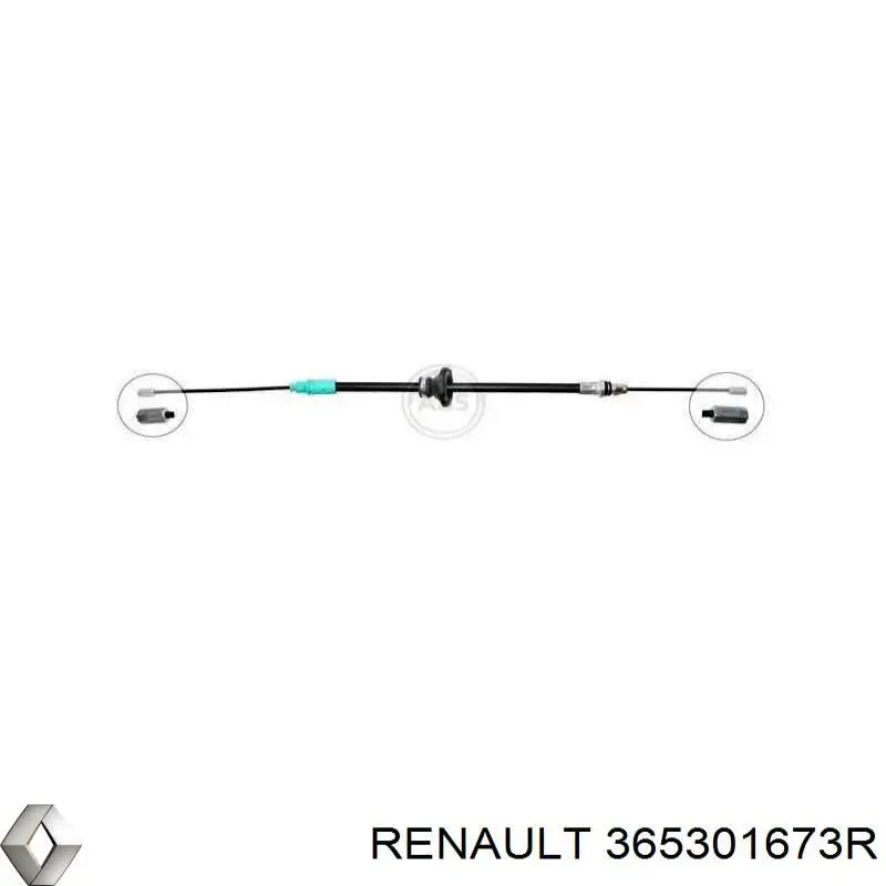 Cable intermedio de freno de mano 617023 Beca Cables