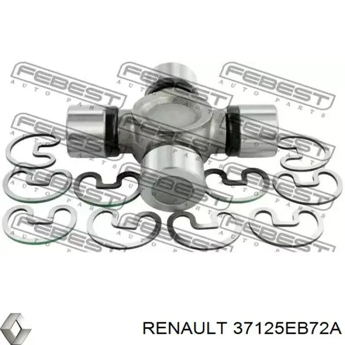 37125EB72A Renault (RVI) Cruceta transmision