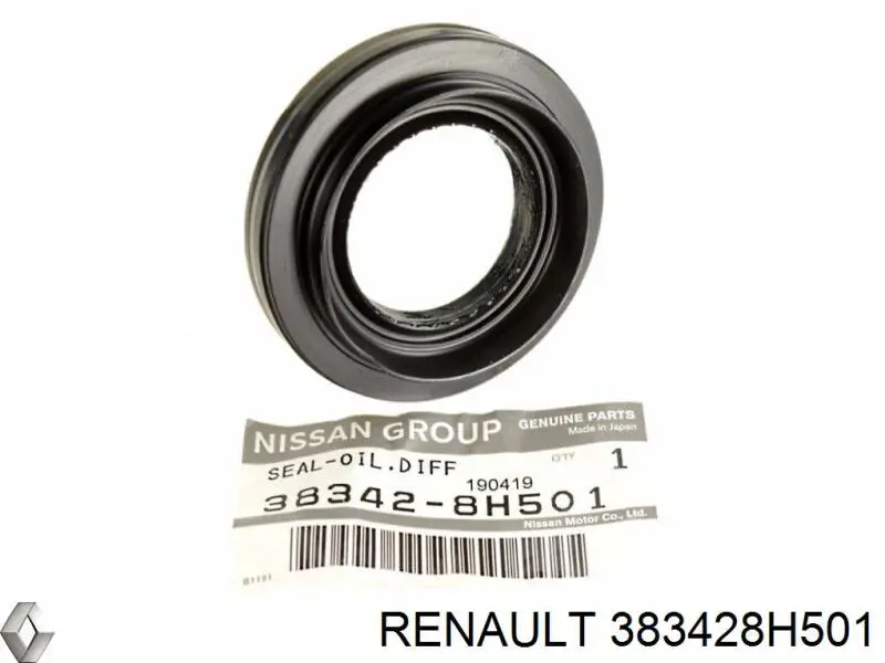 Comprar 383428H501 Renault (RVI) Retén del semieje delantero derecho