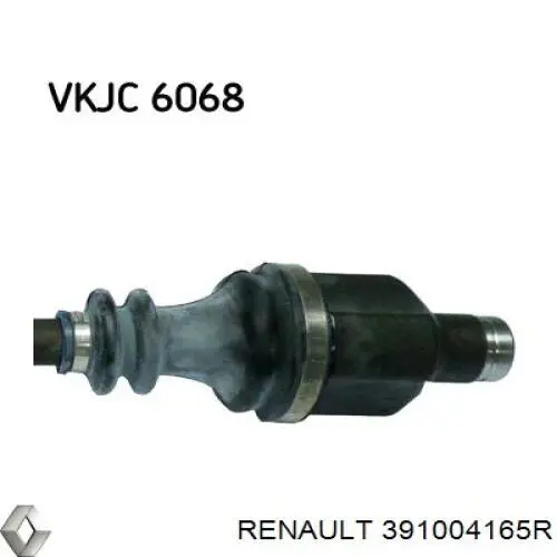 Árbol de transmisión delantero derecho 391004165R Renault (RVI)