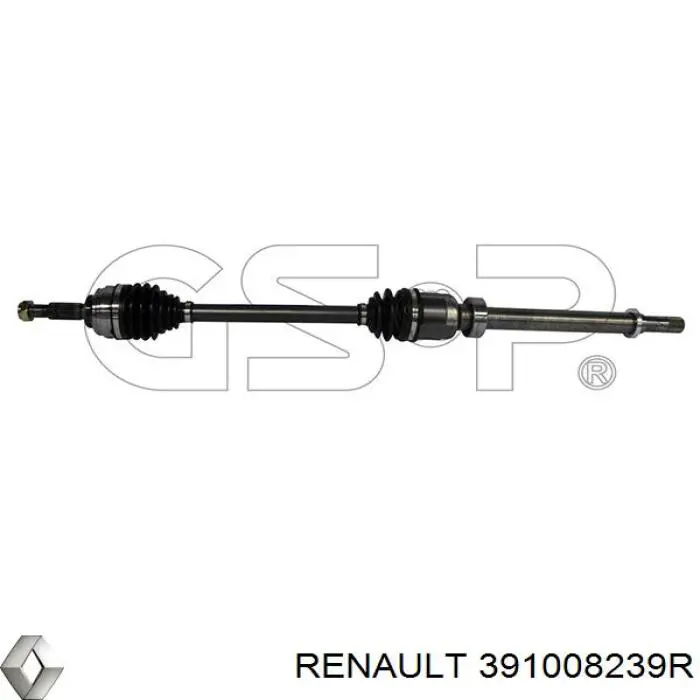 Semieje delantero derecho Renault (RVI) 391008239R precio, desde 79,86 EUR