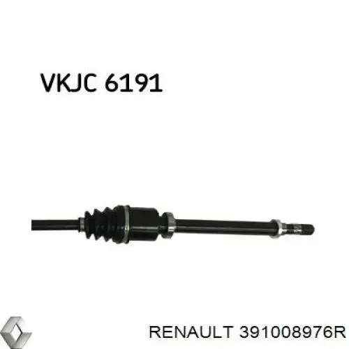 391008976R Renault (RVI) árbol de transmisión delantero derecho