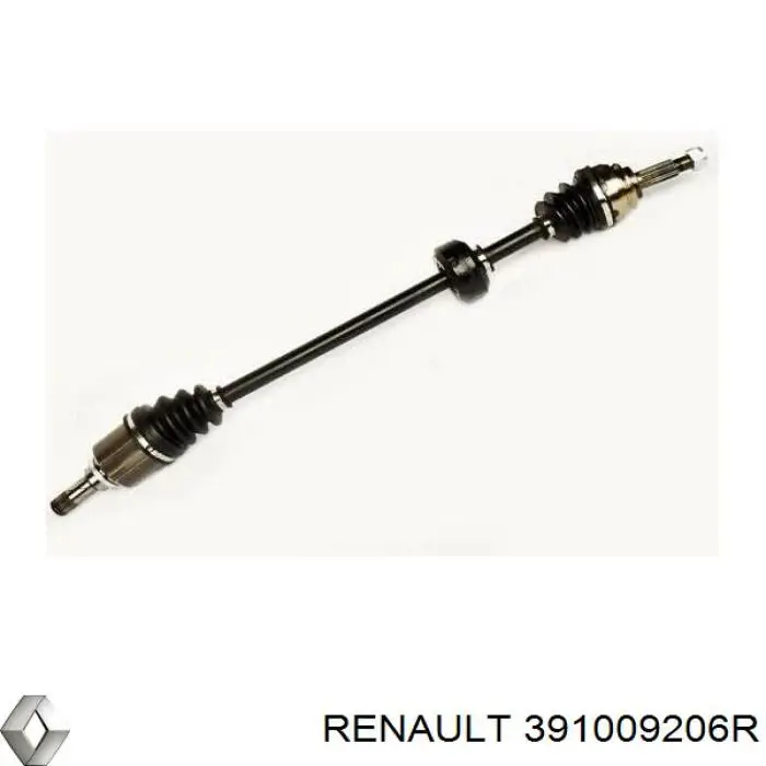 391009206R Renault (RVI) Semieje delantero derecho
