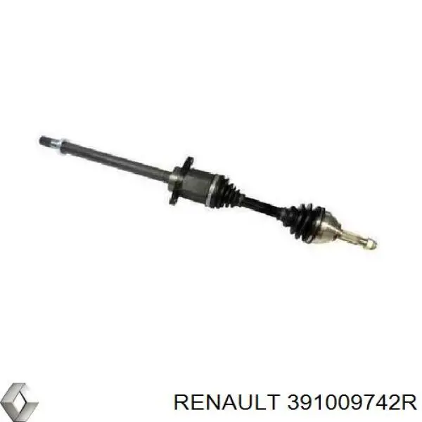 391009742R Renault (RVI) Árbol de transmisión delantero derecho