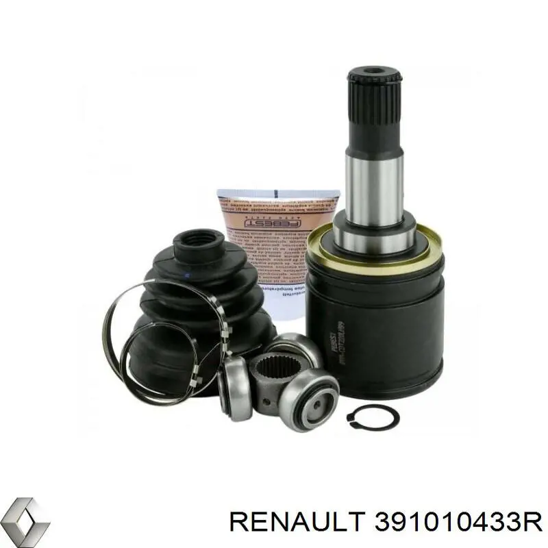 391010433R Renault (RVI) Semieje delantero izquierdo