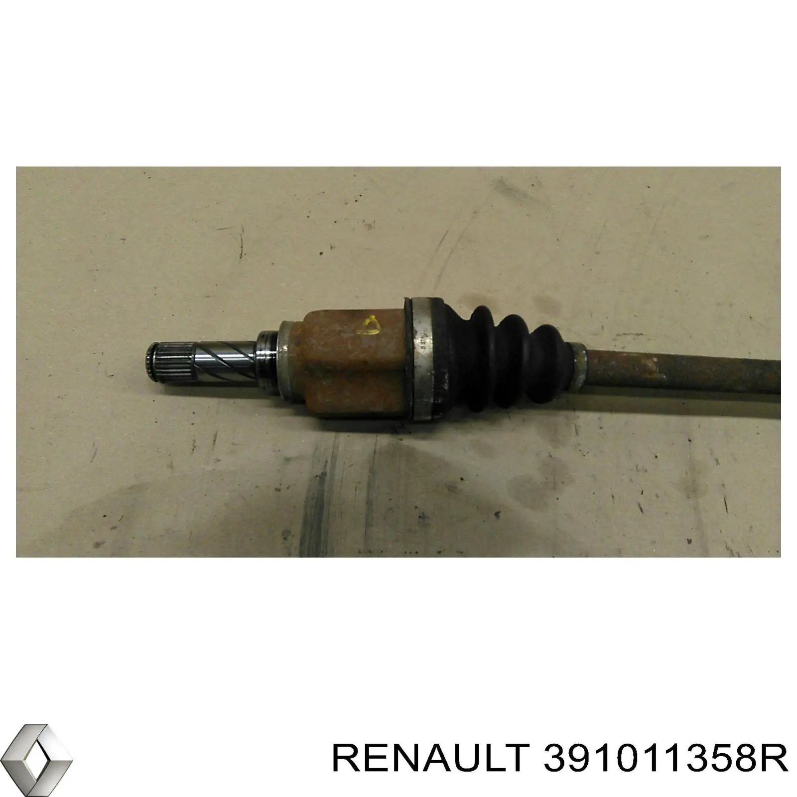 391011358R Renault (RVI) árbol de transmisión delantero izquierdo