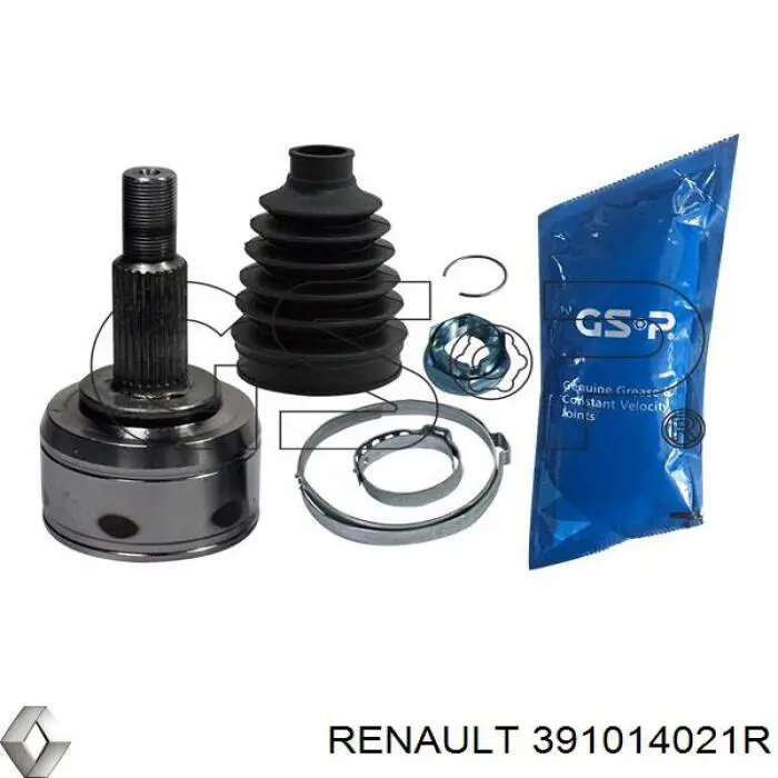 391014021R Renault (RVI) Semieje delantero izquierdo