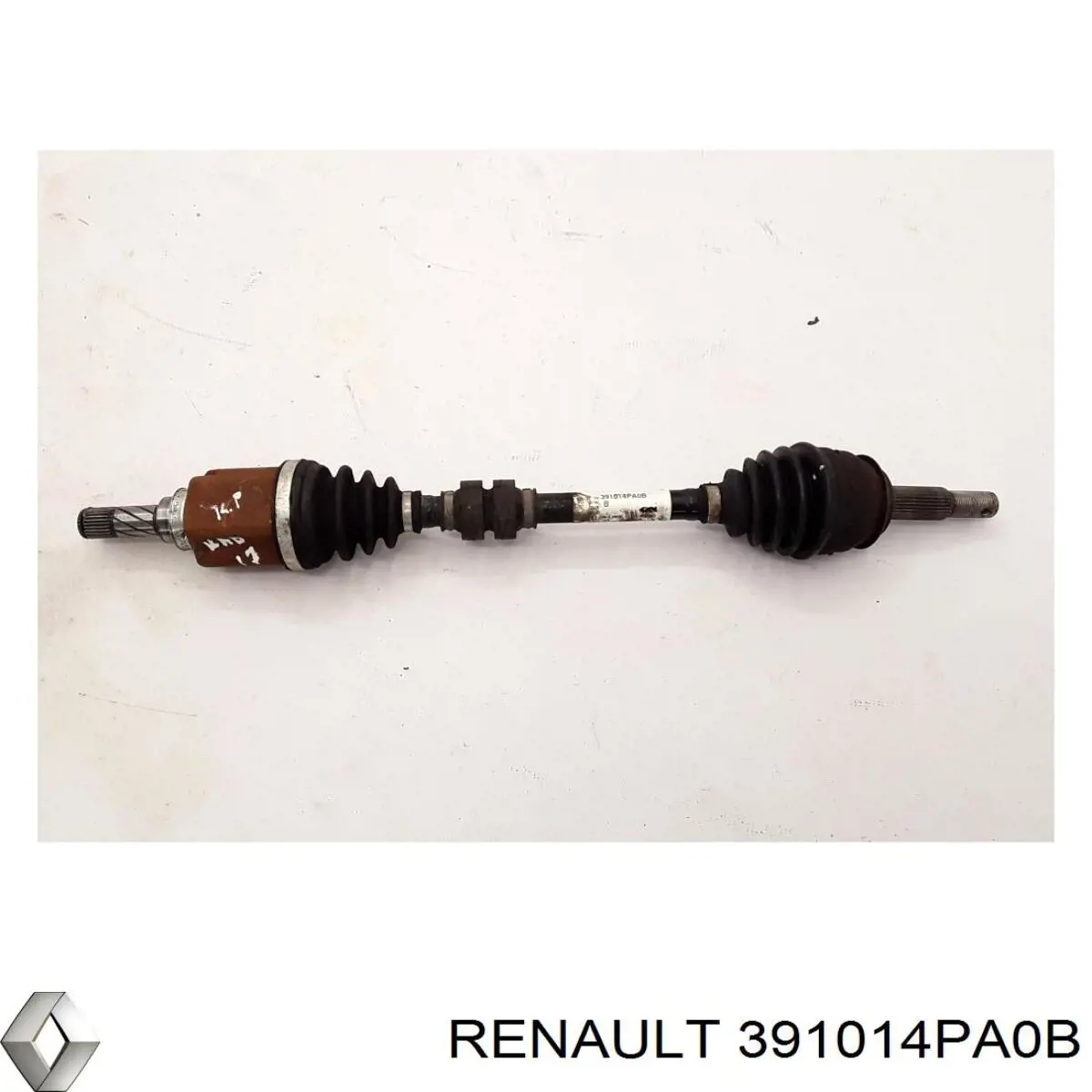 Semieje delantero izquierdo 391014PA0A Renault (RVI)