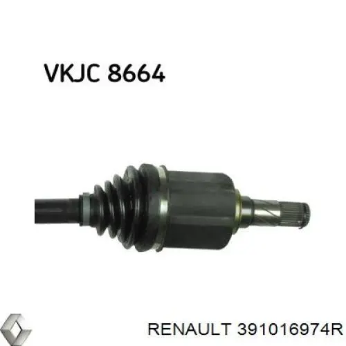 XX391019179R Market (OEM) árbol de transmisión delantero izquierdo