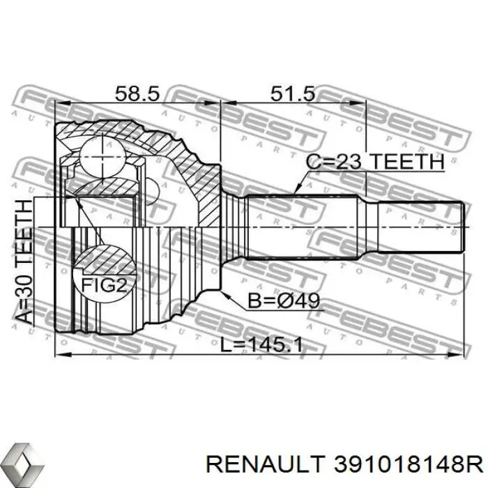 391018148R Renault (RVI)