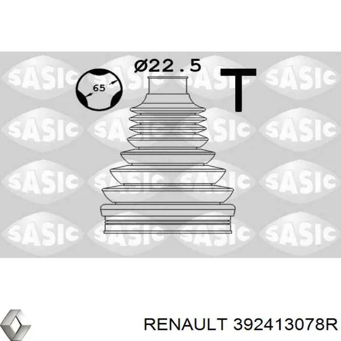 Comprar 392413078R Renault (RVI) Fuelle de semieje delantero interior