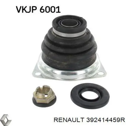 Fuelle, junta homocinética interna izquierda del semieje delantero Renault (RVI) 392414459R precio, desde 3,58 EUR
