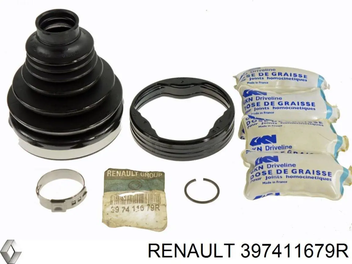 397411679R Renault (RVI) fuelle, árbol de transmisión delantero interior