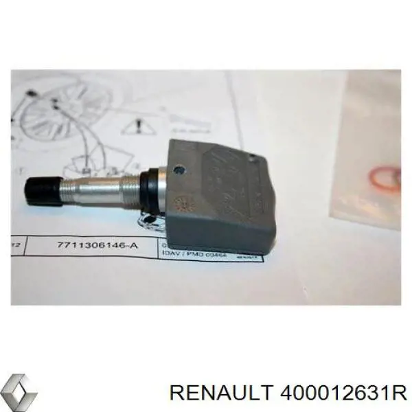 400012631R Renault (RVI) sensor de presion de neumaticos