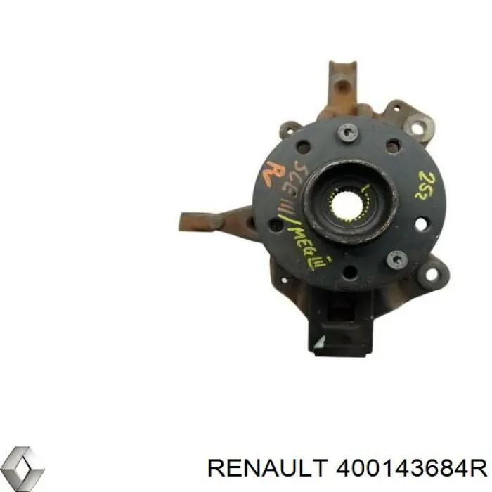 Mangueta delantera derecha 400143684R Renault (RVI)