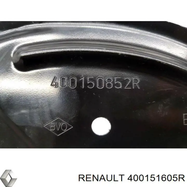 Protector del disco de freno delantero izquierdo Renault (RVI) 400151605R precio, desde 45,06 EUR