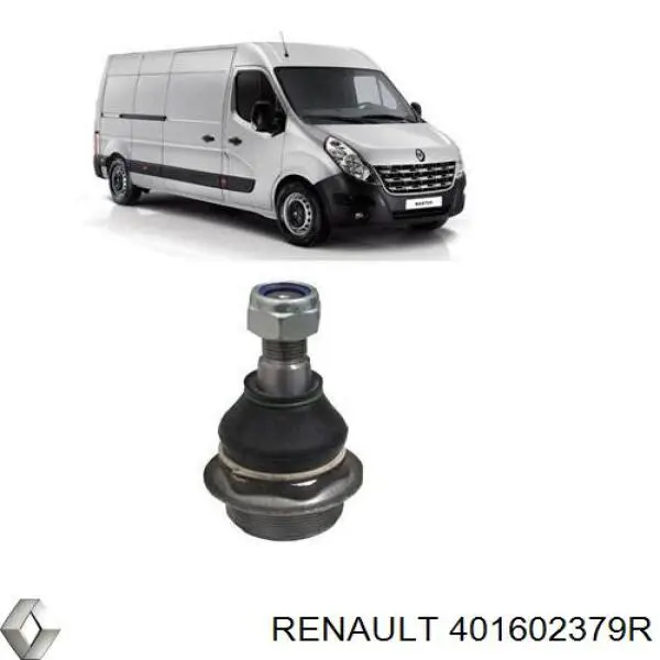 401602379R Renault (RVI) rótula de suspensión inferior derecha